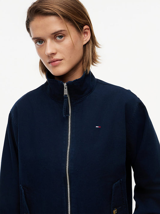 Peached Canvas Zip-Thru Jacket