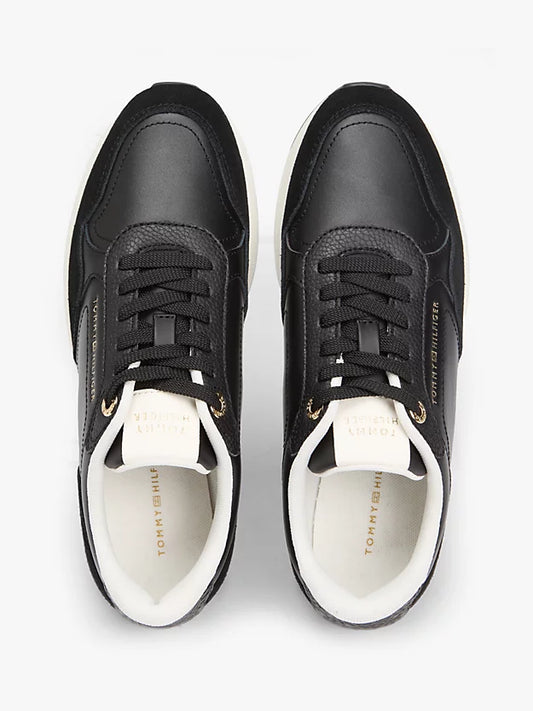 Embossed Monogram Leather Trainers