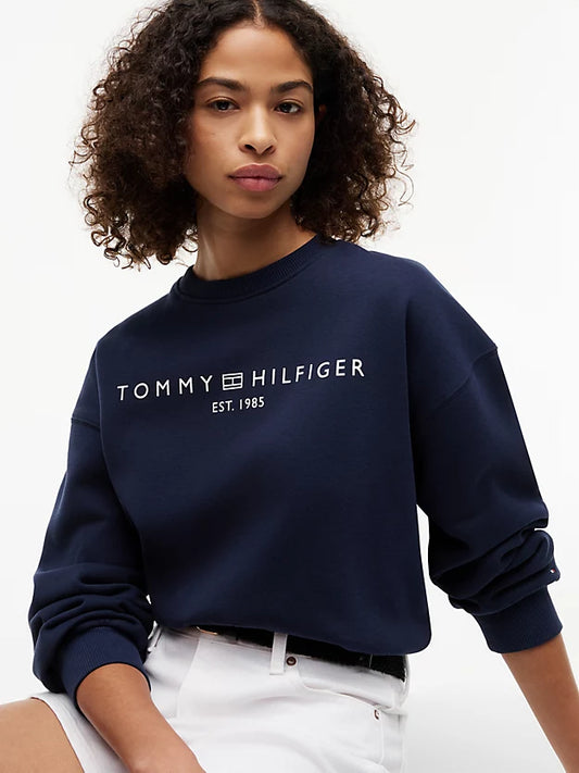 Logo Relaxed Fleece Sweatshirt