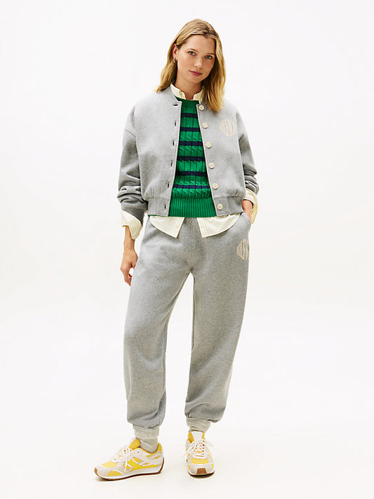 Flex Fleece Logo Relaxed Bomber Cardigan