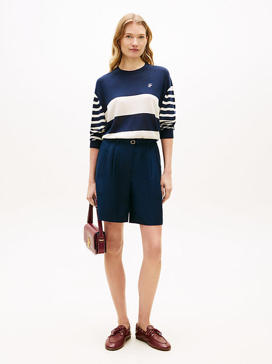 Relaxed Crew Neck Jumper WiSilk