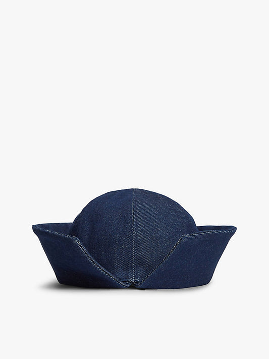 Logo Embroidery Nautical Denim Hat