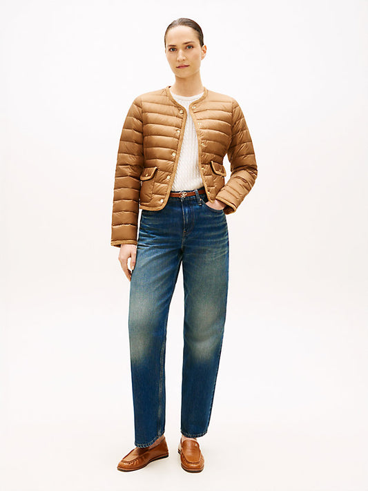 Water Repellent Lightweight Down Slim Jacket