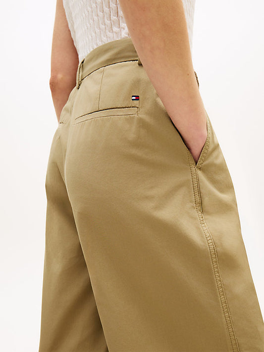Washed Wide Leg Trousers