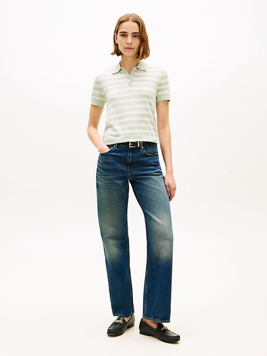 Short Sleeve Polo Jumper WiSilk