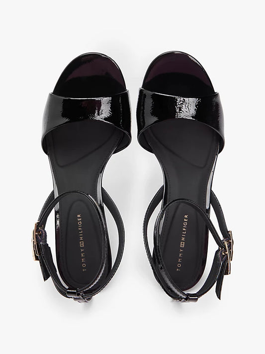 Patent Leather Ankle Strap High Heel Sandals