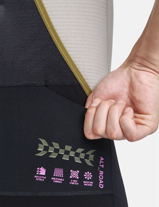Alt_Road Cargo Bib Shorts - Black