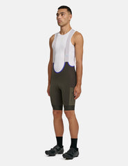 Alt_Road Cargo Bib Shorts - Burnt Olive Green
