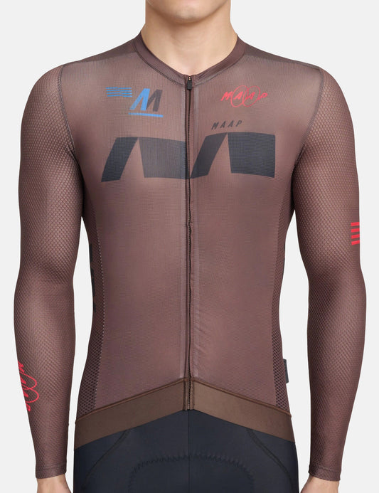 Trace Pro Air Long Sleeve Jersey - Beech Beige