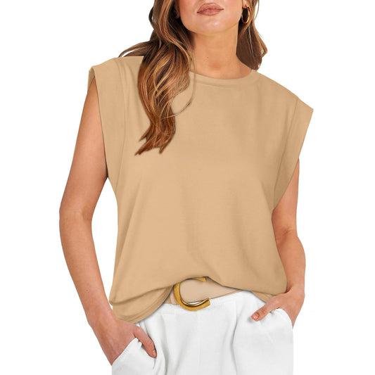Damen Basic Fashion Freizeit Weste T-Shirt (Kaufe 3, kostenloser Versand)