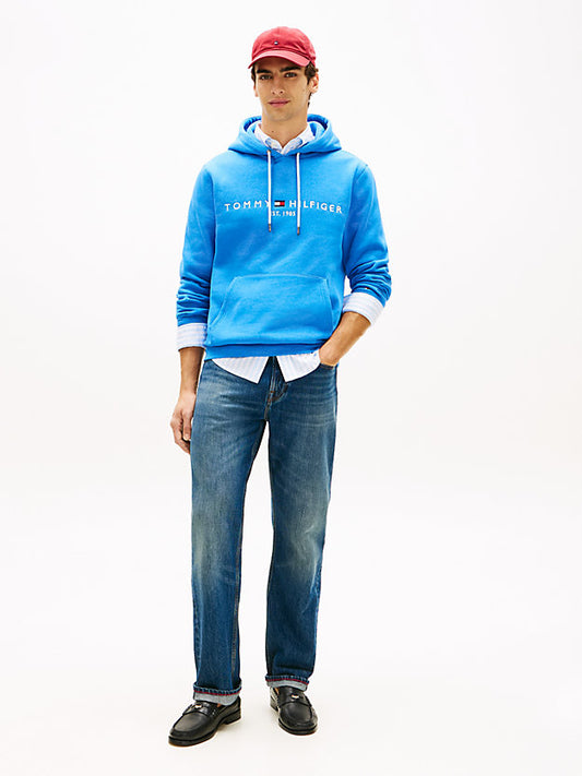 Logo Embroidery Fleece Hoody