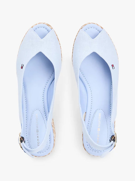 Hemp Slingback Wedge Espadrilles
