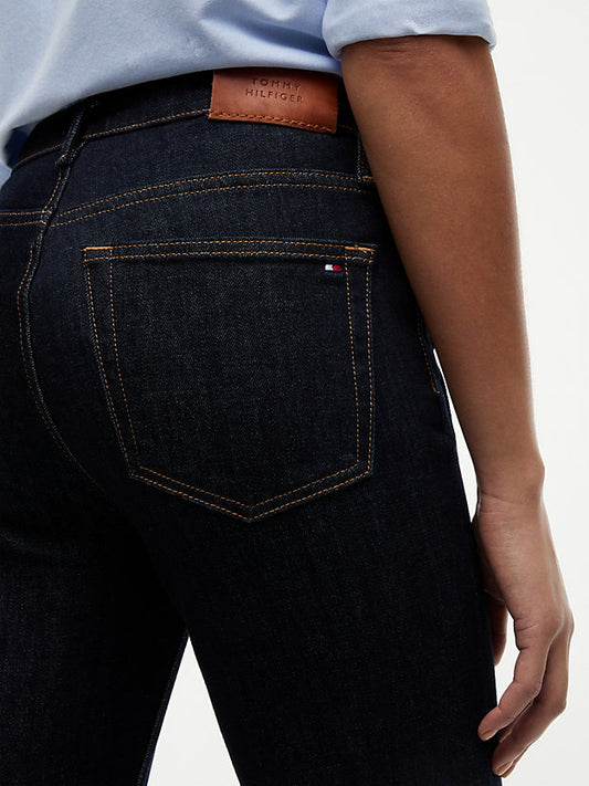 Patch Pocket Mid Rise Bootcut Jeans