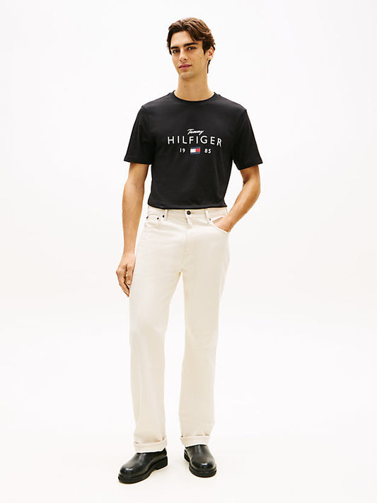 Logo Graphic Jersey Crew Neck T-Shirt