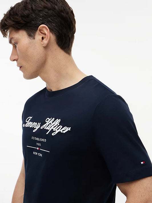 Textured Logo Jersey T-Shirt