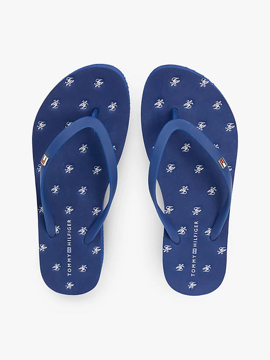 Repeat Logo Platform Flip-Flops
