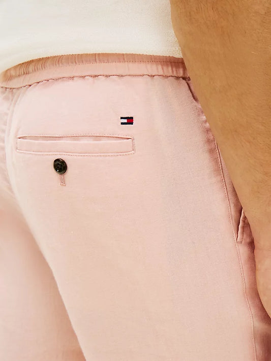 Harlem Tapered Leg Linen Blend Chinos