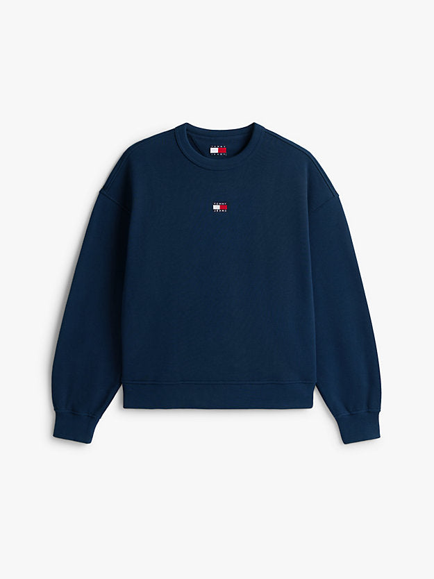 Badge Boxy Fleece Sweatshirt