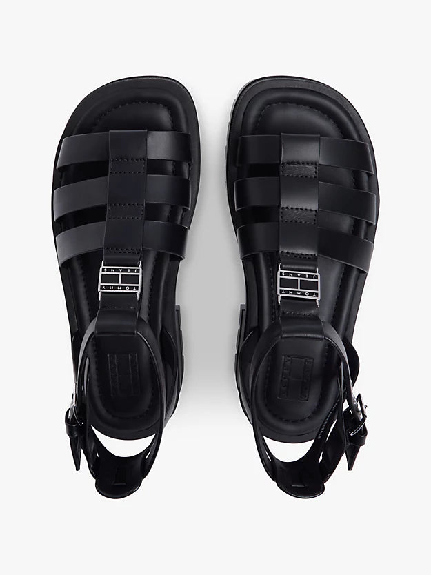 Leather Chunky Cleat Fisherman Sandals