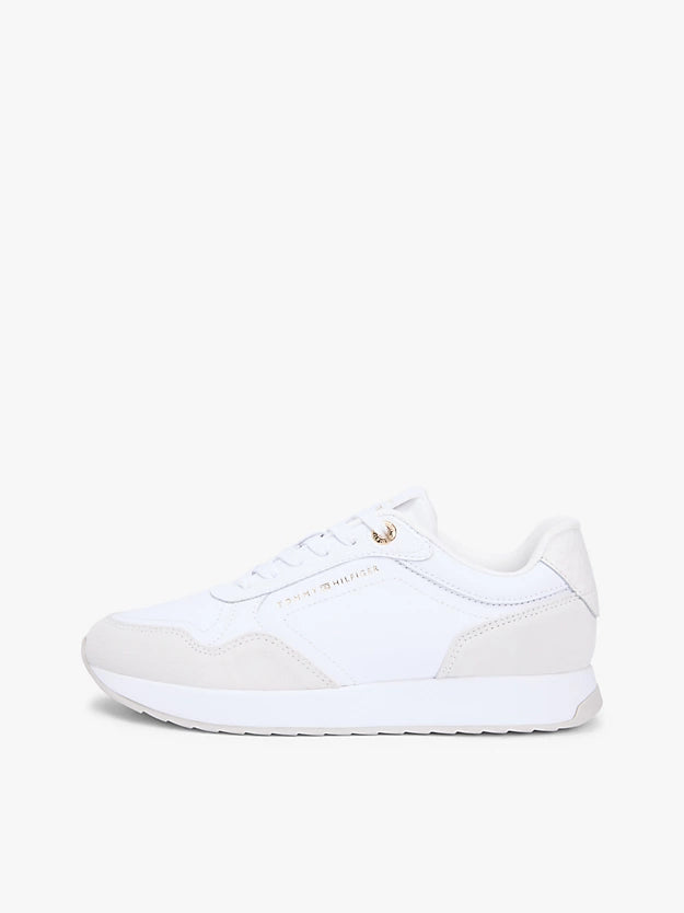 Embossed Monogram Leather Trainers