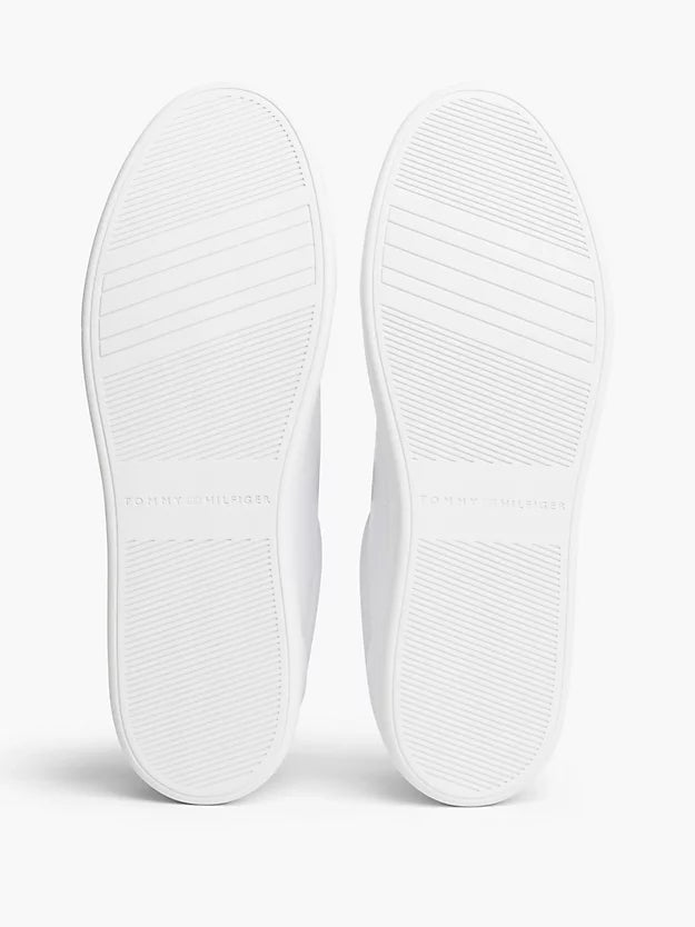Leather Monogram Court Trainers