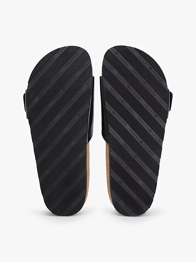 Cork Footbed Slip-On Sandals