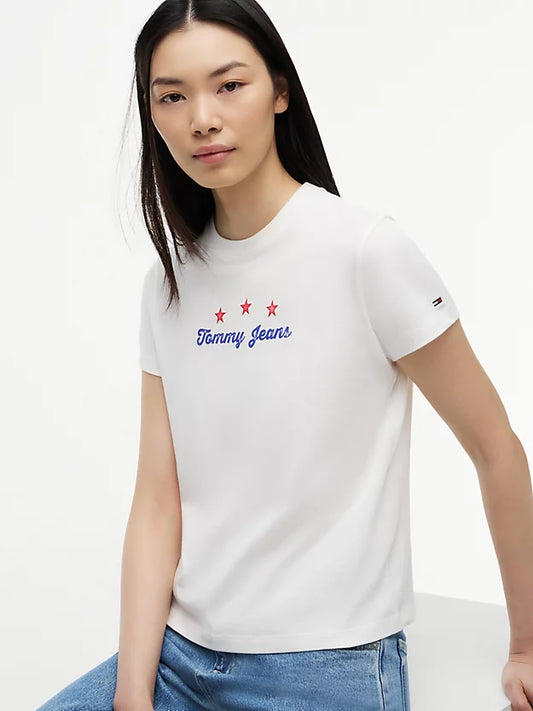 Back Logo Graphic Crew Neck T-Shirt