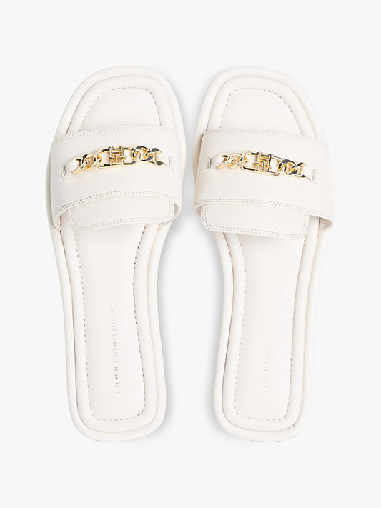 Monogram Horsebit Flat Leather Mules