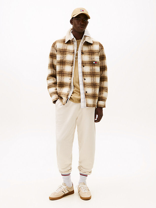 Badge Brushed Terry Joggers