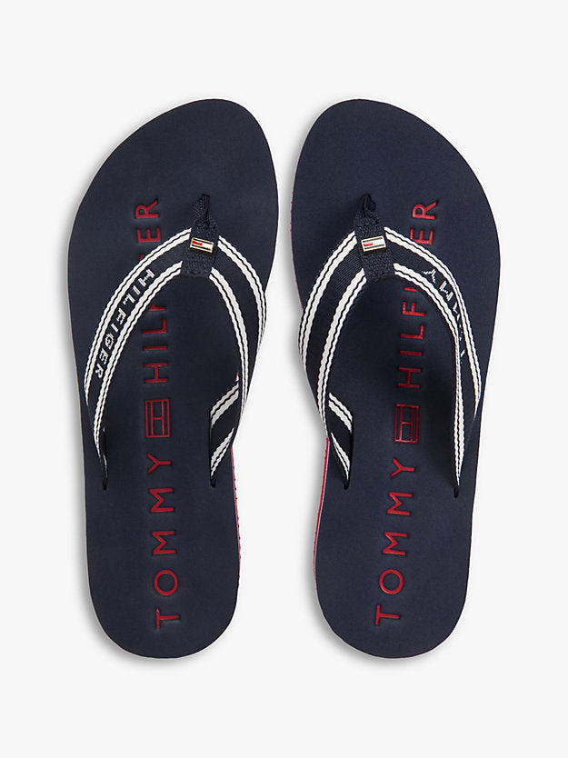 Webbing Strap Signature Flip-Flops