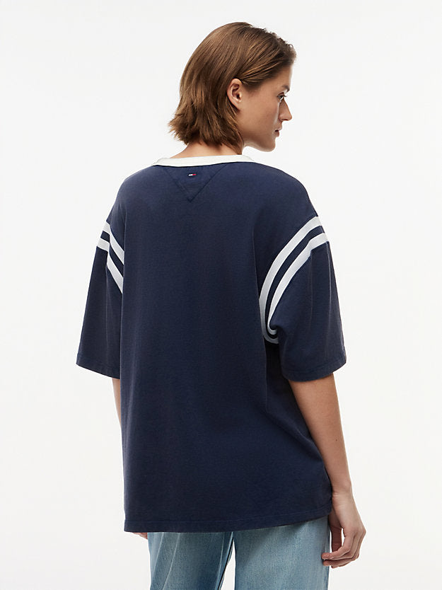 Logo Oversized Crew Neck T-Shirt