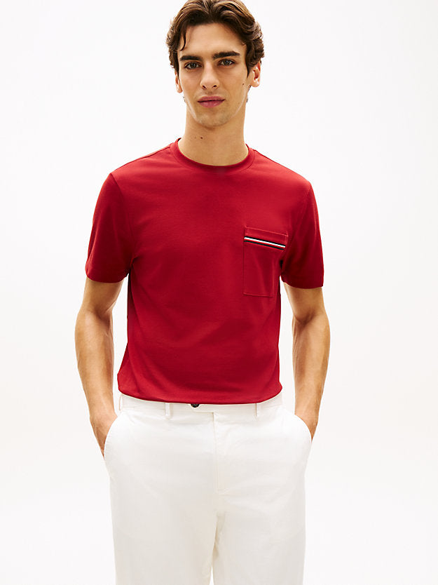 Global Stripe Pocket Pique Jersey T-Shirt