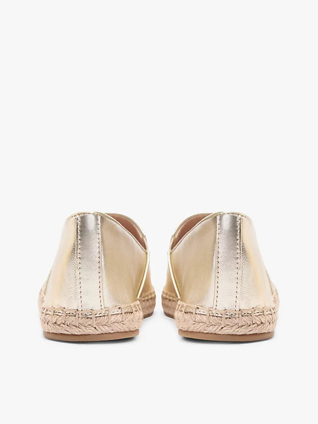 Monogram Metallic Leather Espadrilles