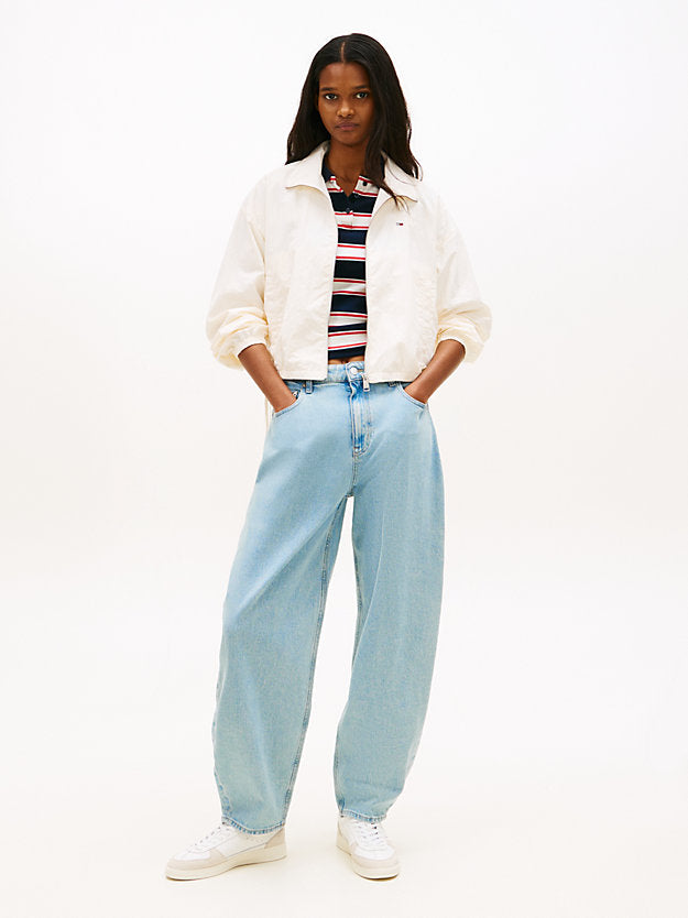 Faded Balloon Tapered Leg Jeans