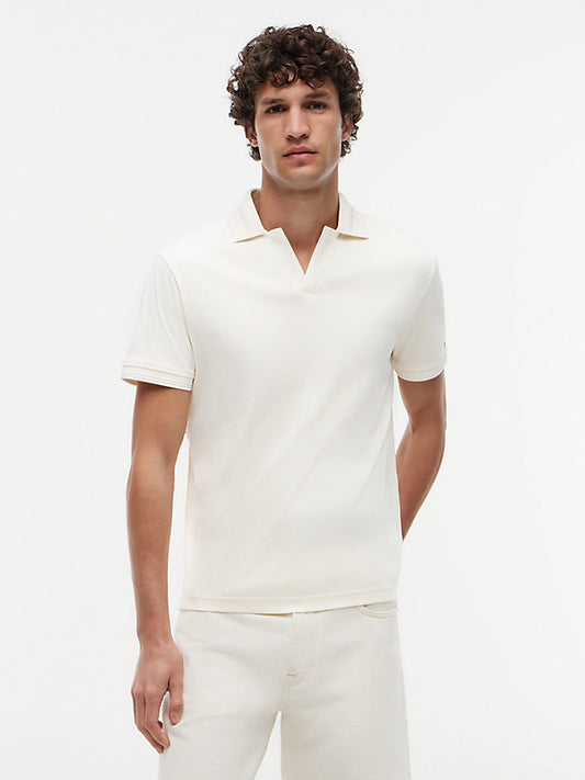 Regular Fit Interlock Knit Polo Shirt