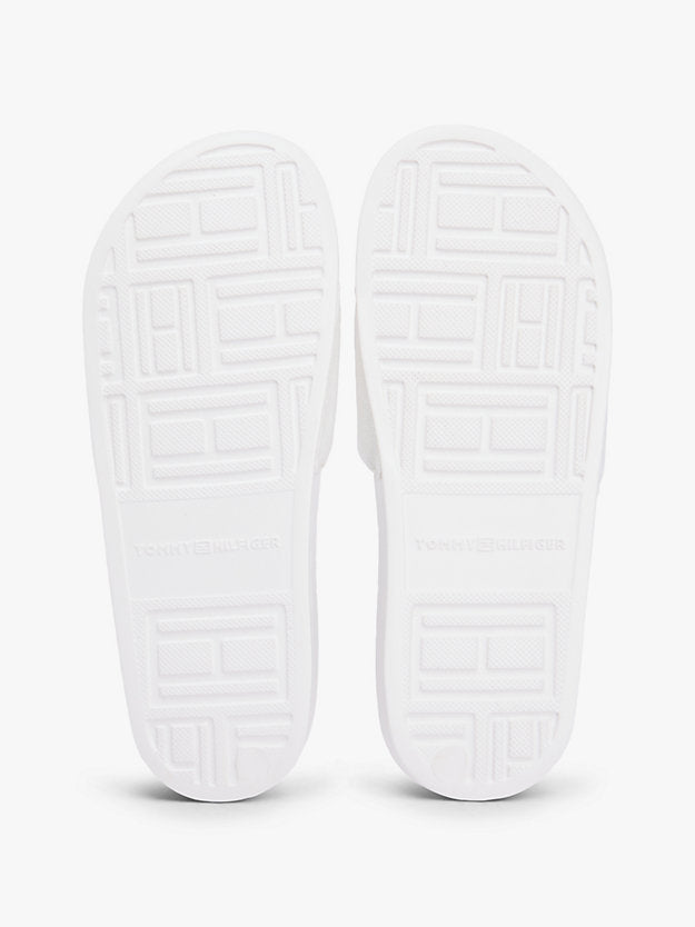 Logo Embroidery Canvas Pool Slides