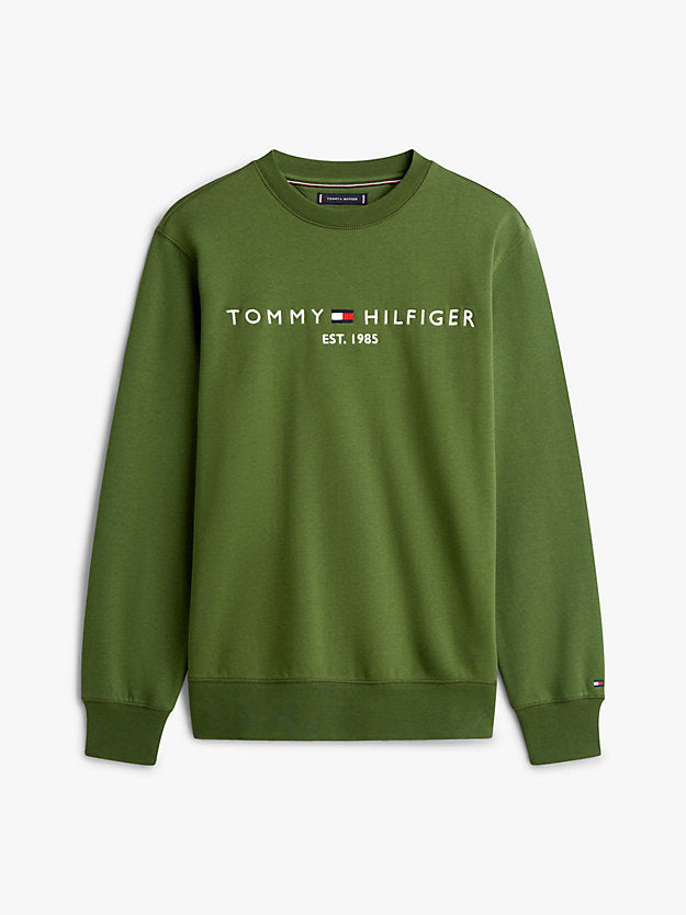 Logo Embroidery Fleece Sweatshirt