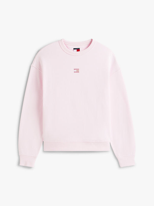 Badge Boxy Fleece Sweatshirt