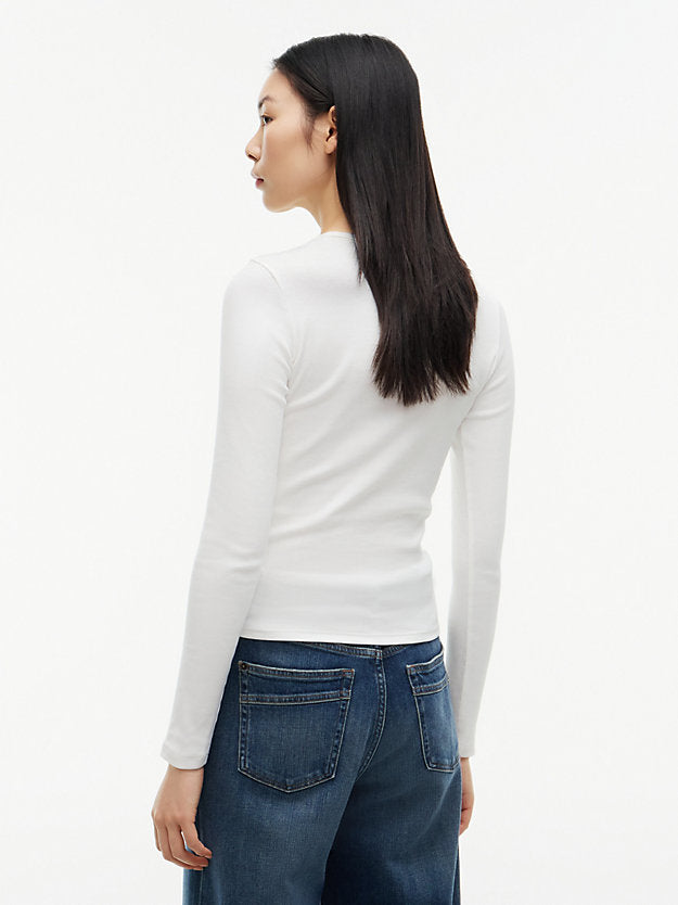 Badge Slim Long Sleeve T-Shirt