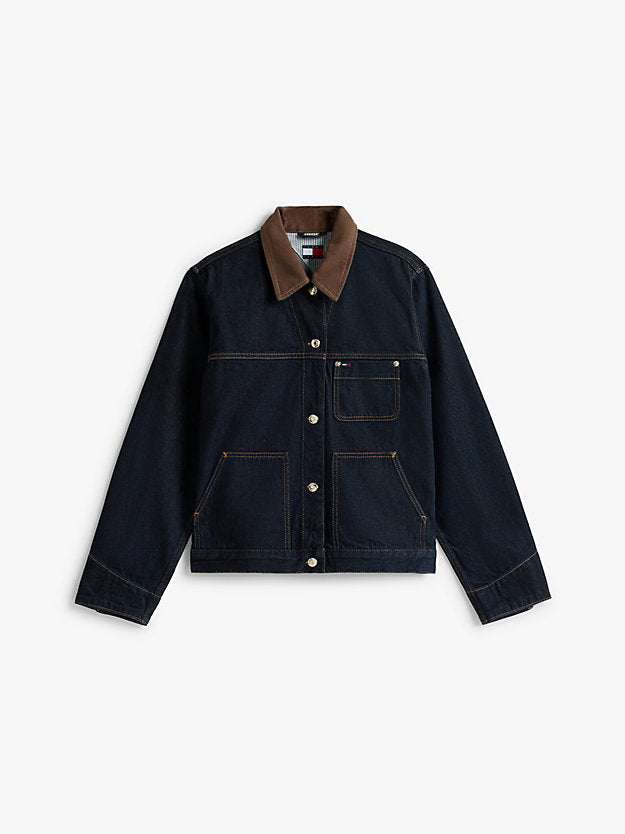 Oversized Denim Chore Jacket