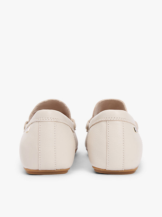 Leather Enamel Flag Driver Shoes