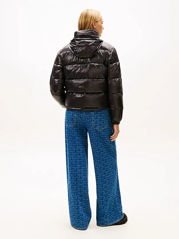 Packable Shiny Puffer Jacket