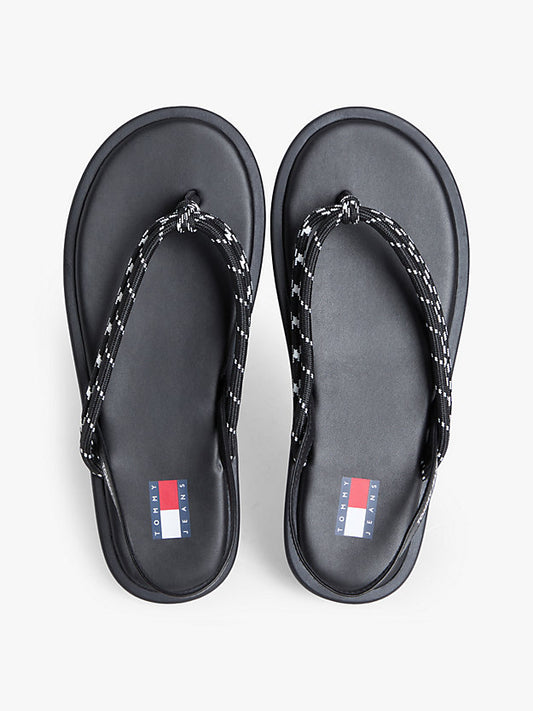 Rope Strap Slingback Flip-Flops