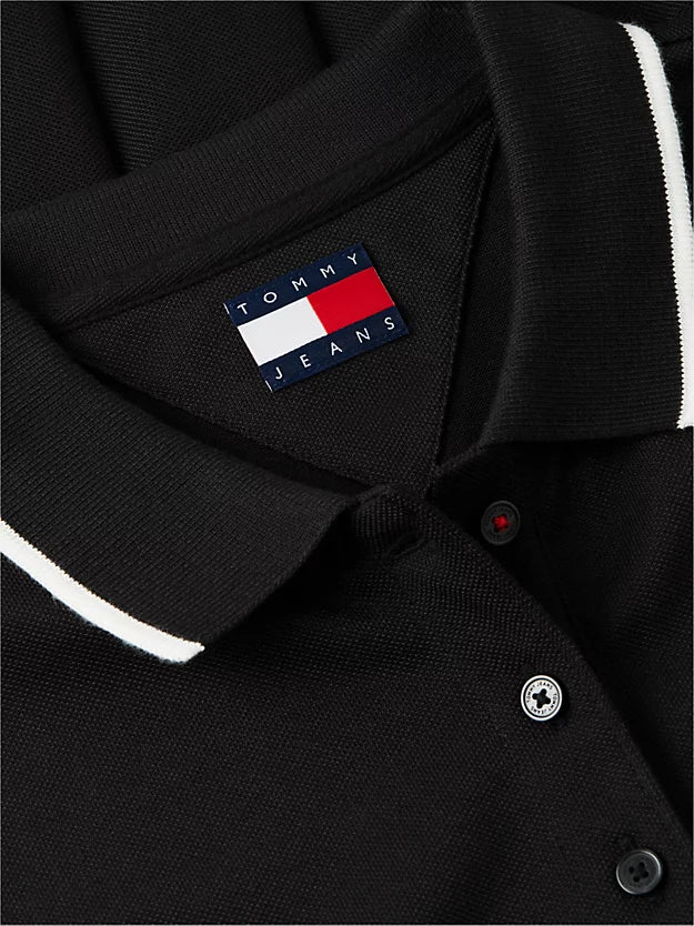 Badge Pique Mini Polo Dress