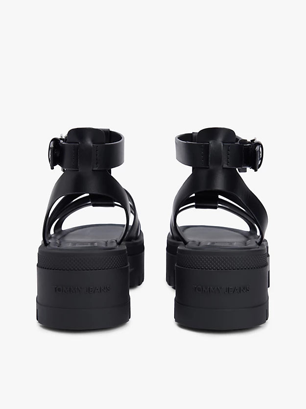 Leather Chunky Cleat Fisherman Sandals