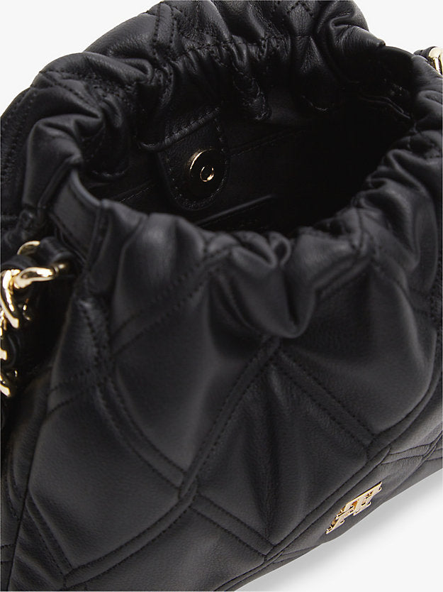 Quilted Chain Monogram Crossbody Bag