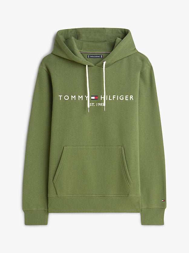 Logo Embroidery Fleece Hoody