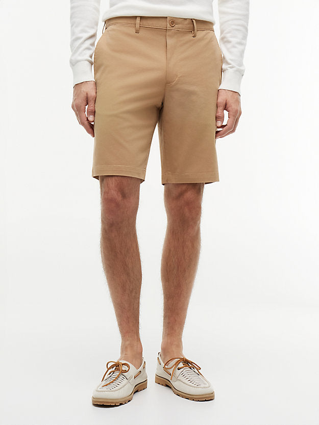 Denton Straight Fit Belted Chino Shorts