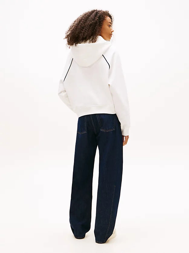 Badge Piping Relaxed Hoody