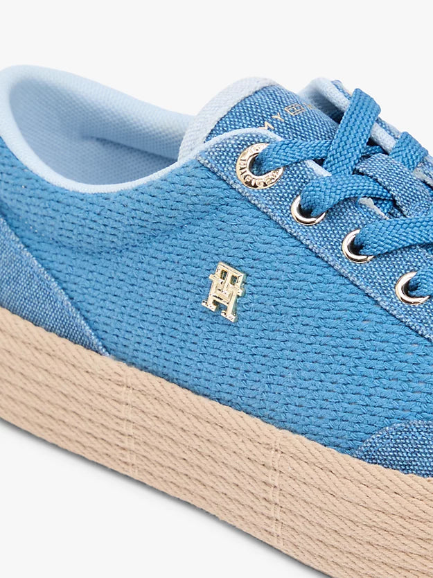 Monogram Canvas Rope Platform Trainers
